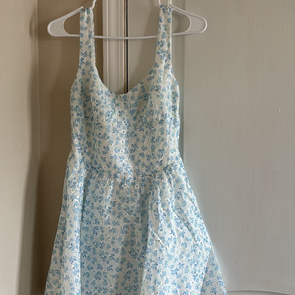 princess polly new blue floral dress